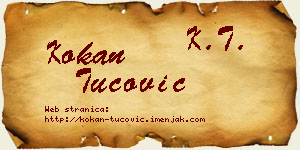 Kokan Tucović vizit kartica